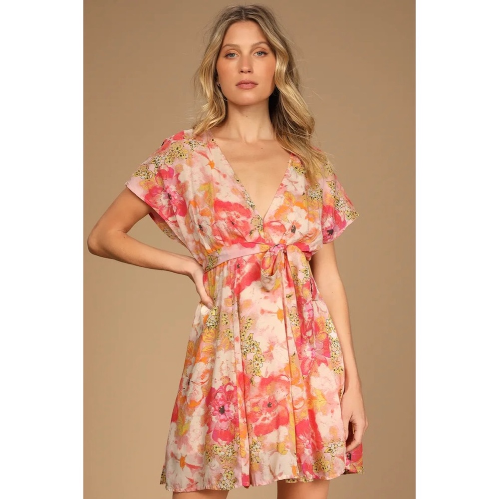 Floral Pink Dress